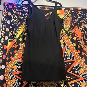 A large black tennis dress with shorts underneath from Abercrombie & Fitch